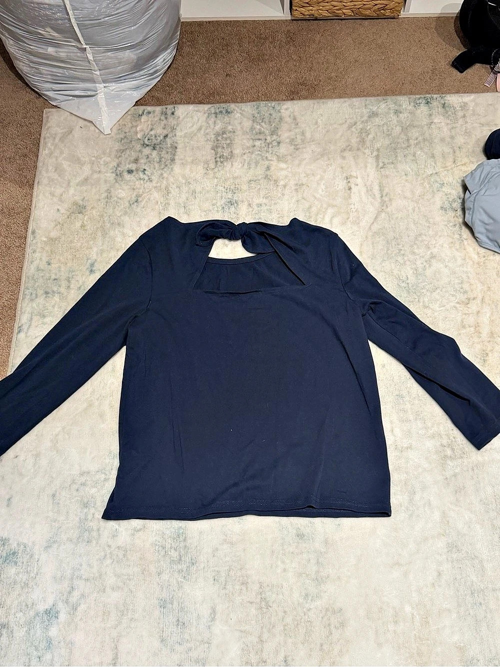Long Sleeve Top in Blue Like New